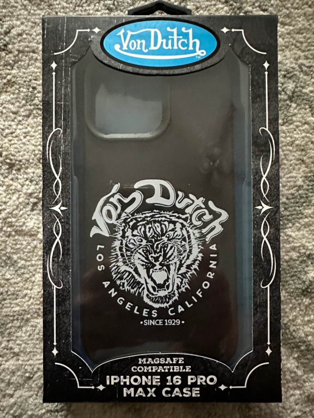 NEW Von Dutch black  iPhone 16 Pro Max MagSafe Case